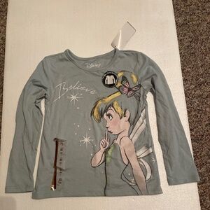 Tinkerbell “Believe” Long Sleeve Disney Shirt
